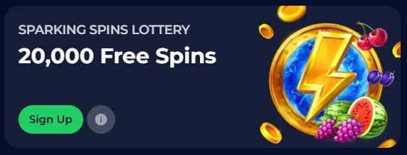 Sparking Spins Lottery