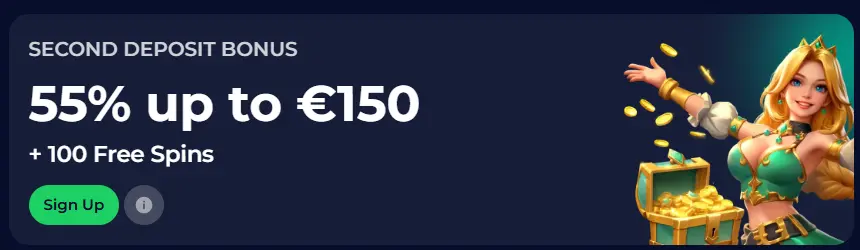 Second Deposit Bonus