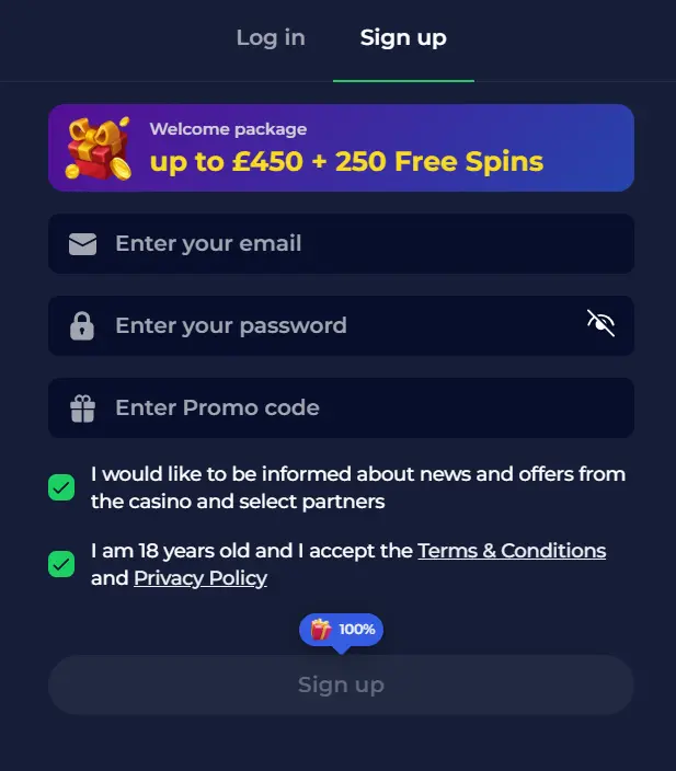 Registration before NineWin Login